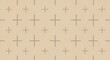 © anbu - Subtle Geometric Pattern of Plus Signs on Beige Background.