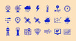 © masiku - Weather Icons Set: Meteorology Forecast Symbols and Forecast Tools