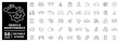 © Jocelyn_Flores - Vehicle maintenance outline icon set: editable stroke thin line symbols for auto care