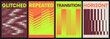 © max_776 - Vector minimalist colorful contemporary art with geometric shapes, Modern abstract poster collection, brutalist style inspired graphics, bold aesthetic, shape distortion effect set 26