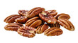 © Ari - Isolated stack of healthy, natural pecan halves with rich texture, ideal for snacks and baking