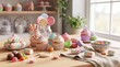 © Azz4hra - A delightful assortment of colorful candies and sweets arranged on a wooden table.