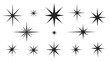 © hamay - A minimalist composition featuring black starburst shapes on a white background, conveying a sense of simplicity and modernity.