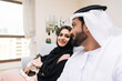 © oneinchpunch - Arabian couple at home