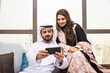 © oneinchpunch - Arabian couple at home