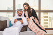 © oneinchpunch - Arabian couple at home