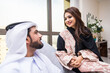 © oneinchpunch - Arabian couple at home