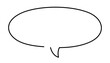© Rawpixel.com - PNG Simple speech bubble outline, transparent background