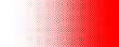 © vika_k - Square pixel halftone gradient texture. Fading checkered gradation wallpaper. Abstract vanishing comic pop art backdrop. Red and white squared dot background. Vector repeated raster effect overlay