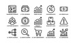 © Cali6ro - Business performance metrics icons set for data analysis and sales strategy