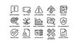 © Cali6ro - Incident management icons: alerts, tickets, risk, solutions, system status