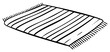 © Мария Лесь-Лисецкая - Black and white hand drawn illustration of a striped rug or carpet with fringe