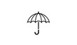 © MdShahinoor - Modern umbrella logo vector icon template minimal protection symbol design isolated