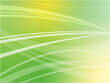 © shunpang - Abstract Yellow and Green Wave Background with Smooth Gradient Lines
