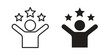 © Thadeu - Success icon symbol design template. Vector 10 eps.