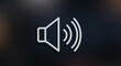 © Dar - Volume icon representing sound and audio settings.