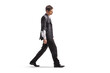 © Ljupco Smokovski - Full length profile shot of an unfortunate businessman walking in a ripped suit