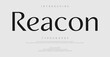 © Font - Introducing Reacon Typography Font Design