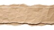 © Jarin - A piece of torn brown paper on a white background