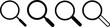 © Sultana Design - search icon set. magnifying glass sign. Search Image icons. search image gallery. Image Searching Design