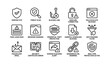 © Cali6ro - Cybersecurity icons for threat protection and safe browsing alerts