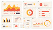© jamal - A modern, minimalist illustration depicting data analysis on multiple screens. Perfect for articles, websites, and presentations focused on business a