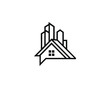© Mamun360 - House cityscape abstract outline symbol vector logo