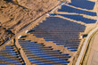 © Leonid - Solar power station panels in row in the fields green energy, electrical ecology innovation nature environment