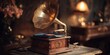 © Afeera - Vintage Gramophone A Nostalgic Musical Artifact