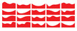 © edi - Dividers Shapes for Website Pictogram Set. Curve Lines, Drops Set of abstract design separator header and border for website and app. Different borders for website, banner, app, poster,  background .