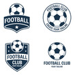 © SHORIF VTZ - set of soccer logo or football club badge with shield background, modern sport emblem collection for team branding, tournament identity, league badge design, vector illustration.