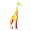 © Johnyrock - Geometric Giraffe Illustration - Low Poly Animal Art