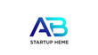 © Rondo - Modern AB Startup Logo Design Template.
