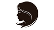 © SILHUETTECHEMBER - A minimalist illustration of a woman's head in profile view with a simple yet elegant design