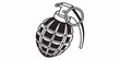 © Suriya - a hand grenade with a pin and safety lever Vector