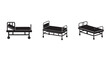 © BIBI - Hospital beds with wheels in different positions for medical use  adjustable and mobile healthcare furniture