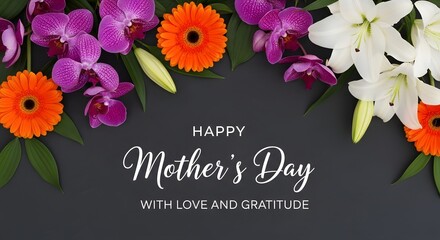  Happy mother's day wishes with beautiful flowers and love