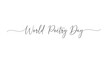 © fluxZone - Celebrate World Poetry Day with beautiful calligraphy and artistic designs