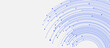 © Mykola Mazuryk - Blue abstract circular digital connection lines with dots. Minimalist technology network and data visualization vector illustration for web design and modern branding