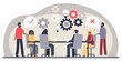 © RanjanKumar - Team collaboration and brainstorming session with ideas and feedback