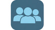 © Riski - Group of people icon representing community and teamwork.