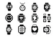 © ABUBOKKORsiddik - Tracker heart emotion rate device wearable icon with ai technology, representing digital health monitoring, smart wearable devices and emotion tracking.