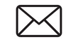 © Mostafizur - A simple black icon of an envelope on a Transparent Background for communication and messaging