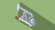 © Berkah - Oil Pump Jack Industrial Machine Illustration.