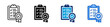 © Anneyra - quality control icon set multiple style collection
