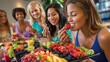 © terat - Women Enjoying Fruit Platter | Healthy Eating, Party, Lifestyle