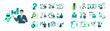 © SHIROKUMA-DESIGN - Modern business workforce using artificial intelligence solutions for data visualization and voice recognition to improve workflow efficiency through digital transformation reskilling.