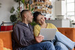 © ReeldealHD images - Young couple streaming entertainment on their digital tablet