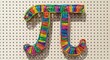 © mirah - Colorful Pi Symbol Made of Pencils.