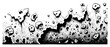 © Tomas - Detailed illustration of a rocky lunar surface with craters and pitted terrain in hand drawn ink style